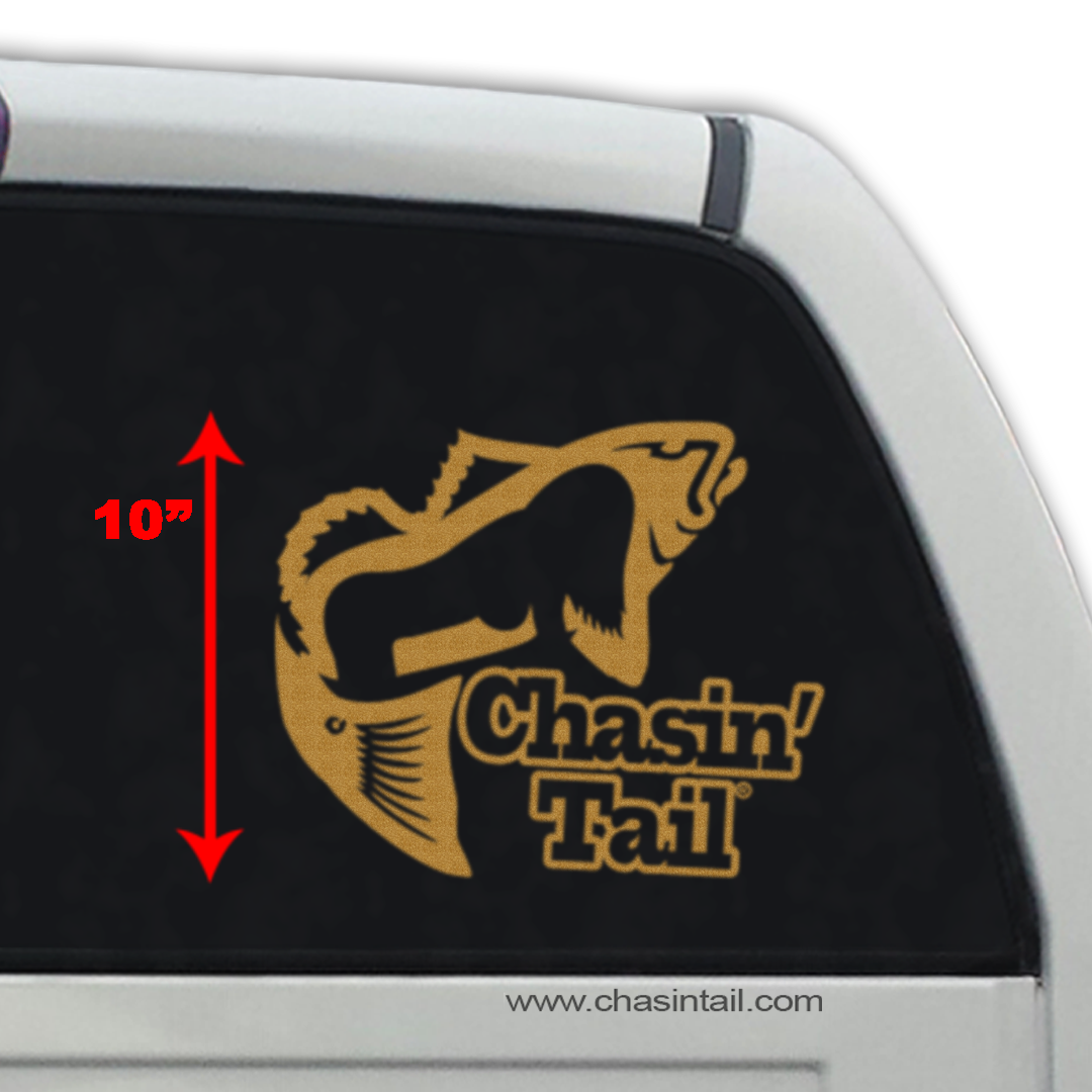 Chasin' Tail Fish Vinyl Decal