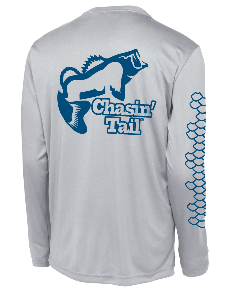 Chasin' Tail Largemouth Bass Performance Fishing Shirt Large